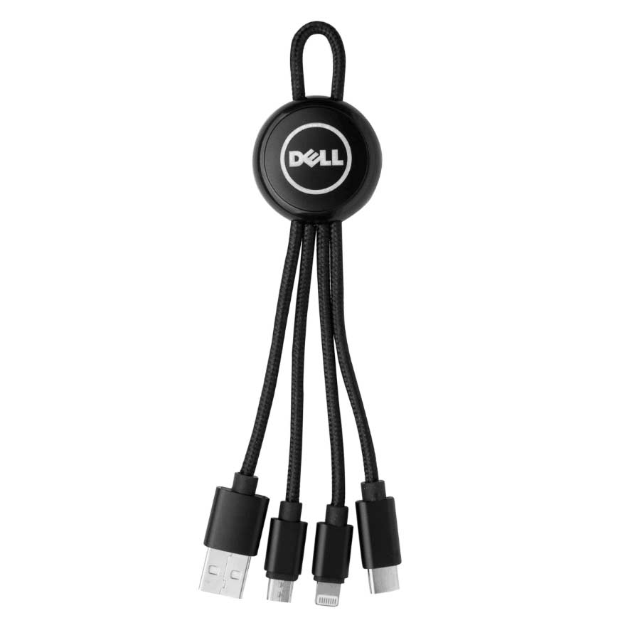light up logo USB cable/3 in 1 USB cable