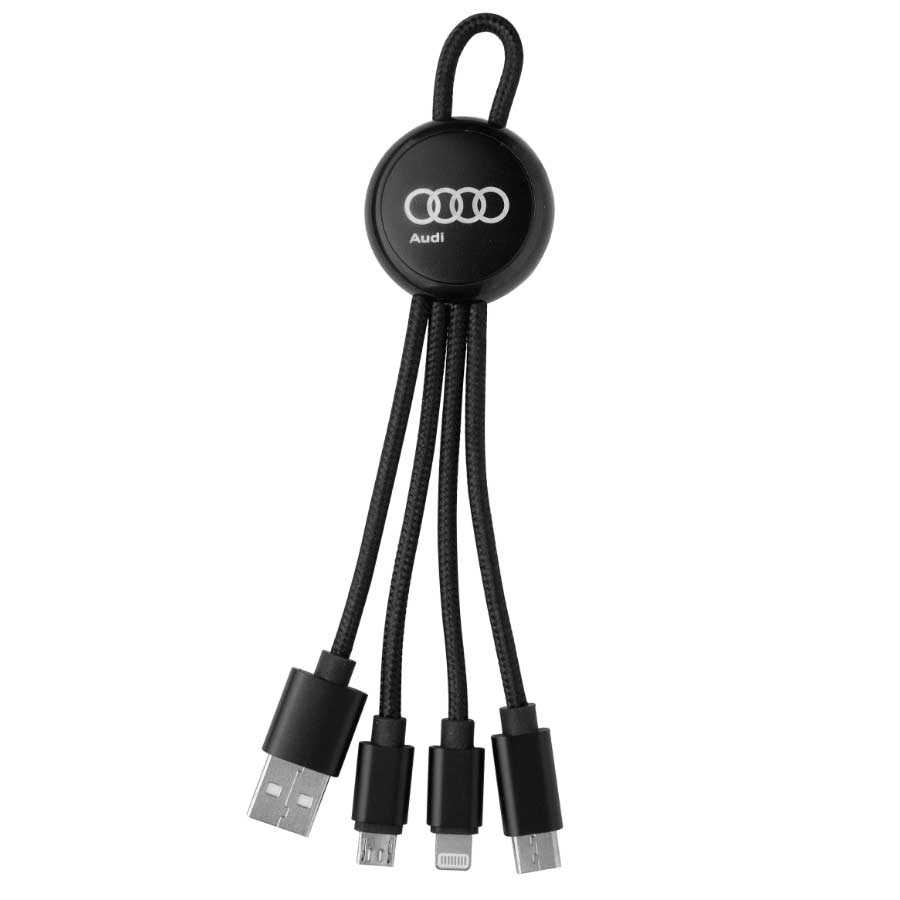 light up logo USB cable/3 in 1 USB cable