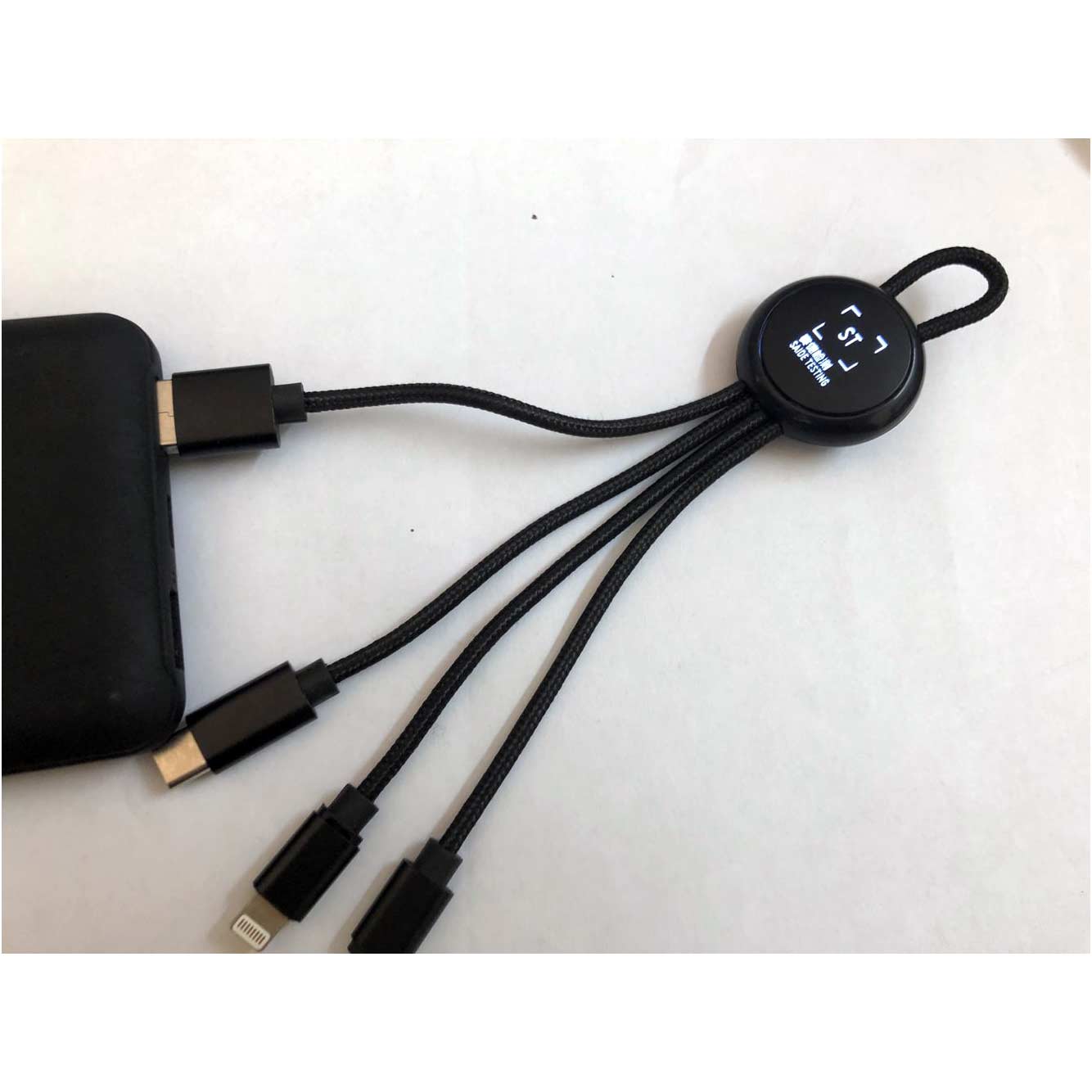 light up logo USB cable/3 in 1 USB cable