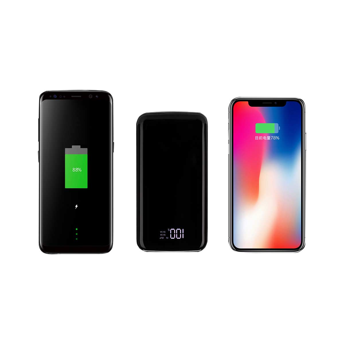 full screen power bank/digital display power bank