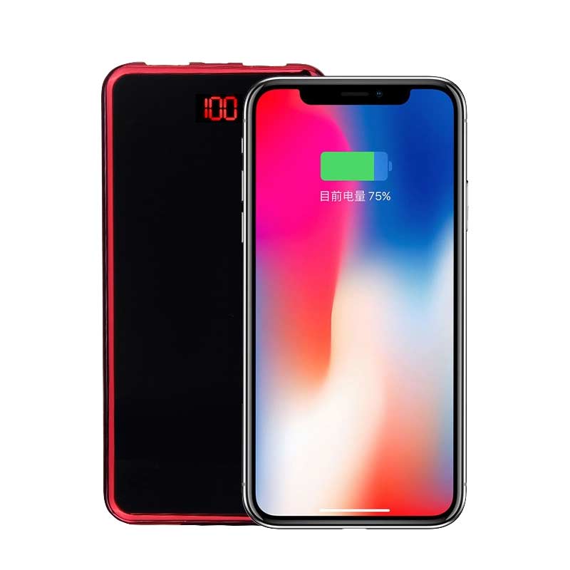 mirror effect power bank/full screen power bank